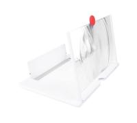 Mikinona Amplificateur Écran pour Téléphone Loupe Vidéo Compacte Support Blanc Vision Améliorée