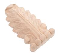 Mikinona Applique Sculpté Style Européen pour Décoration Intérieure Ornement Mural Classique Non Peint Accessoire Robuste pour Meubles et Cheminées Installation Facile