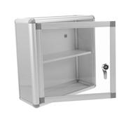 Mikinona Armoire à Murale Verrouillable en Aluminium 3 pour Trousse de Premiers Soins à Accrocher pour Maison et Voyage Accessoires de Stockage Sécurisés