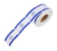 Mikinona Autocollants Drapeau D’israël pour Voiture, Agenda et Scrapbooking, Pose Facile, Adhésif Solide, sans Résidu, pour Bouteille et Ordinateur Portable