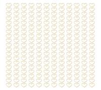 Mikinona Autocollants pour Ongles en Métal Doré Cœur 200 Pièces Stickers Nail Art Décoratifs pour Manucure DIY Accessoires Nail Art et Polyvalents pour Salon et Usage Personnel