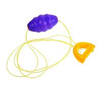 Mikinona Balle Interactive de Traction Manuelle pour Garçon et Filles Jeu de Balle de Rallye Élastique Violet, de Fitness Extérieur pour Tout-Petits, Équipement D’Exercice Sensoriel