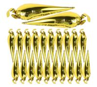 Mikinona Ballons Étoiles en Aluminium 50 Pièces, Ballon Étoile à Quatre Branches 46 Cm Doré, Décoration Fête Mariage Shower, Garnitures Piñata, Ambiance Anniversaire Festive