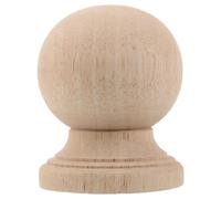 Mikinona Balustre Rustique En Bois Sphere Décoration De Rampe D'Escalier Embout De Bricolage Pour Clôture De Jardin Et Décoration Extérieure