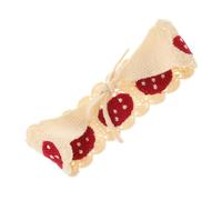 Mikinona Bandeau à Crochet Accessoire Vintage Tricot Bandana Décoratif Champignon Élastique Doux et Confortable