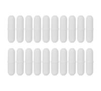 Mikinona Barre D'agitation Magnétique Ptfe 3x6mm X 25 Mm Blanche, Agitateur Magnétique de Laboratoire, Mélangeur Liquide Chimique Résistant Corrosion Haute Température, Outil Réutilisable
