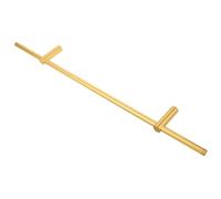 Mikinona Barre de Protection Décorative en Alliage D'aluminium Doré 50 Cm Accessoires pour Étagère à Vin Rampe Ronde Robuste pour Garde-Corps D'armoire à Vin Rail de Porte-Bouteilles