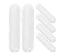 Mikinona Barres d'Agitation Magnétiques Type C Blanches Lot de 6 Résistantes pour Mélangeurs de Laboratoire Usage Chimie et Biologie en Environnement Contrôlé Réutilisable