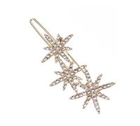 Mikinona Barrettes De Cheveux Avec Strass Accessoires Éblouissants Pour Noël Étoile Et Flocon De Pince à Cheveux Élégante