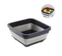 Mikinona Bassine Rétractable pour Voyage pour Camping et Nettoyage Design Compact et Antidérapant pour Laver Vaisselle Fruits