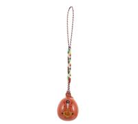 Mikinona Bijou Téléphone Japonais Daruma avec Clochette Pendentif Mobile Sécurisé pour à Dos Porte-monnaie et ccessoire Feng Shui pour Richesse