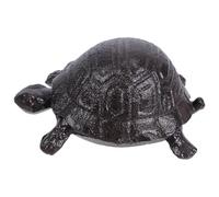 Mikinona Boîte à Clés Tortue Fonte pour Extérieur Cachette Secrète pour Clés de Rechange Décoration de Jardin et Entrée Organisateur Pratique pour Maison et Patio