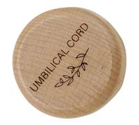 Mikinona Boîte à Souvenirs pour -né en Bois Gravé - Organisateur Compact pour Cordon Ombilical, Cheveux et Dents de Bébé - Coffret Réutilisable de Rangement Étanche, Présent Naissance