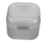 Mikinona Boîte Bac De Trempage Pour Le Nettoyage Des Ongles Plateau De Trempage Pour Outils De Nail Art Fournitures De Nettoyage D'outil D'art D'ongle Plastique Noir