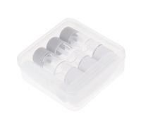 Mikinona Boîte De Rangement Lentilles De Contact Transparente 3 Pièces, Étanche Et Portable, Kit D’Accessoires avec Pince Et Flacon, Grand Format Voyage, Protection Et Nettoyage des Lentilles
