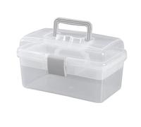 Mikinona Boîte De Rangement Pliante Étui à Cosmétiques Boîte à Outils à Ongles à Trois Couches