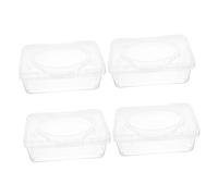 Mikinona Boîte Distributrice De Lingettes Pour Bébé Lot De 4 Support De Rangement En Pp Pour Mouchoirs Décoration D'intérieur
