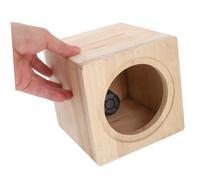 Mikinona Boîtier De Haut-Parleur pour Voiture Meuble Audio pour Camion Coffre en Bois Conteneur pour Haut-Parleur Boîtier en Bois Caisse Stéréo