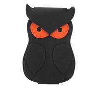 Mikinona Boîtier Médiator Guitare Forme de Hibou Étui Portable PU pour Rangement Plectres Acoustiques et Électriques Organisateur Original pour Guitaristes