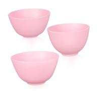 Mikinona Bol Mélangeur Pour Masque Facial En Silicone Souple, 3 Tailles Anti-dérapantes Pour Soins De Beauté à Domicile Et Institut