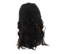 Mikinona Bonnet De Perruque Casquette De Baseball Chapeaux De Perruque Pour Femmes Avec Cheveux Pour Femmes Noires Casquette De Baseball Avec