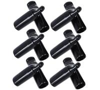 Mikinona Bouchons en Caoutchouc Fixation Rapide pour Robinet de Bière 12pcs Protection Anti-poussière Couvercles Noirs Résistants pour Bars Cuisine