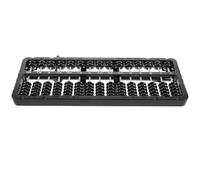 Mikinona Boulier en Plastique 15 Barres 7 Perles Noir Remise à Zéro Rapide, Outil Pédagogique pour Apprentissage des Mathématiques et Calcul Mental, Éducatif pour Garçon et Filles