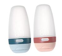 Mikinona Bouteilles De Voyage En Silicone De 80 Ml Bouteilles Étanches À Presser Pour Crème Lotion Conteneur De Toilette Portable Facile À Remplir Pour Les Voyages Daffaires Le Camping