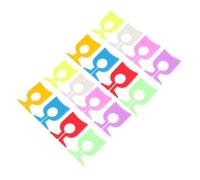 Mikinona Breloques En Verre Et Silicone De Verre à Vin 16 Pièces En Silicone Réutilisable Marqueurs De Tasse Identification Invités Pour Fêtes Cocktails Dîner