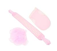 Mikinona Brosse à Dos Exfoliante Brosse à Douche Serviette De Bain Portable Fournitures De Bain