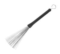 Mikinona Brosse à Percussion Rétractable Acier Inoxydable Balai de Batterie Jazz Ajustable avec Effet de Rebond Naturel Compacte pour Batteries et Percussions