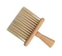 Mikinona Brosse de Bois avec Poils Doux Brosse Nettoyante pour Visage et Cou Balai à Cheveux pour Salon et Usage Domestique Légère et Confortable