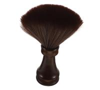 Mikinona Brosse de Cou pour Barbier à Poils Doux Manche Bois Balayette Coiffure Polyvalente Nettoyage des Cheveux Coupés Accessoire Salon pour Professionnels