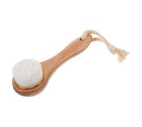 Mikinona Brosse Visage à Long Manche pour Nettoyage Profondeur et Exfoliation Douce Brosse Massage Visage pour Retirer Points Noirs Kit de Soin Peau Sensible et Nettoyage Profond