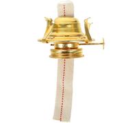 Mikinona Brûleur de Lampe à Huile avec Mèche de Rechange Sûre en Fer Accessoire Or DIY 1 Set pour Lampe à Pétrole