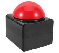 Mikinona Buzzer de Réponse Lumineux et Sonore Bouton de Jeu Simple pour Quiz Concours Fêtes et Jeux Familiaux Boîte à Facile à Utiliser