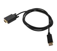 Mikinona Câble Adaptateur Displayport vers Vga pour PC et Ordinateur Portable Transmission Vidéo Stable Compatible Moniteurs et Projecteurs et Portable