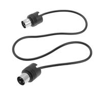 Mikinona Câble Midi Mâle à Mâle Broches Connecteur Droit et Coudé Câble de pour Clavier et Carte Accessoire Audio Portable et Compatible Instruments Électroniques