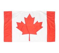 Mikinona Cape drapeau du Canada - Châle drapeau de l'équipe nationale 90 x 150 cm avec manches pour les matchs de soccer et les événements sportifs - Accessoires indispensables pour encourager