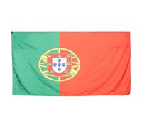 Mikinona Cape drapeau du Portugal - Châle drapeau de l'équipe nationale 90 x 150 cm avec manches pour les matchs de football et les événements sportifs - Accessoire indispensable pour