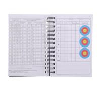 Mikinona Carnet de Score de Tir à l'arc pour Session de Pratique Couverture Plastique, Suivi Précis des Performances et Analyse Détaillée en Papier Abs