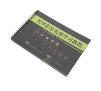 Mikinona Carnet Exercices De Nail Art Pour Débutants Pratique Pour Manucure Techniques De Dessin Et Peinture Ongles Modèle Varié Pour Apprentissage Créatif
