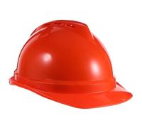 Mikinona Casque de Sécurité Chantier Orange Abs Renforcé Ventilé Résistant Aux Impacts avec Réglable pour Travailleurs Industriels et Entrepreneurs