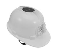 Mikinona Casque de Sécurité Solaire Ventilé avec Ventilateur Intégré pour Chantier Extérieur Léger et Confortable Protection Solaire et Fraîcheur pour Travailleurs du Bâtiment