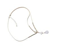 Mikinona Chaîne Frontale Bohème à Pompon pour Femme Taille Unique Alliance Dorée Accessoire Cheveux Mariage Fête Présent