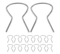 Mikinona Clips de Retenue pour Manivelle de Lève-vitre Automobile en Acier Antirouille, Lot de 200 Pièces, Fixation Précise pour Poignée de Fenêtre Manuelle, Outil de Réparation