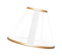 Mikinona Collier Simple et Transparent de Récupération pour Animaux de Compagnie Réglable en PVC et PU Facile à Mettre et Retirer, pour Problèmes de Peau et Opérations
