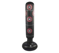 Mikinona Colonne de Boxe Gonflable pour Garçon et Filles 160 CM PVC Solide Paquet de Frappe Autoportant Matériel de Boxe Garçon Fille Entraînement Fitness à Domicile et Plein Air