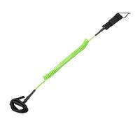Mikinona Cordon de Sécurité pour Planche de Surf et Paddle Vert, Corde Élastique Multipurpose en Nylon et Néoprène, Épaisseur 7mm Boucle Double Verrouillage Antidérapante pour Sports