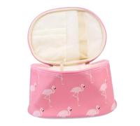 Mikinona cosmétique de Cylindre de Tenue de Main Mascara éruption Cils poignée à cosmétiques étanche Trousses de Toilette Sacs cosmétiques de Voyage Pochette cosmétique PU Rose